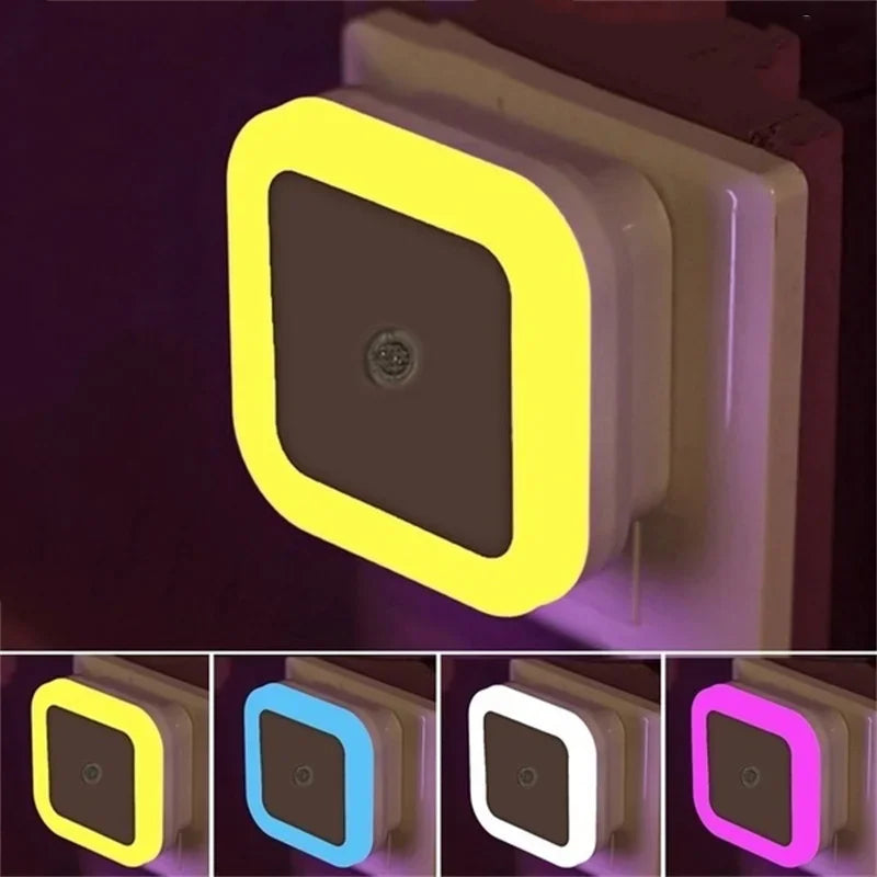 Wireless LED Night Light Sensor Lighting Mini EU/US Plug Night Lights for Children Room Bedroom Living Room Decoration Lighting