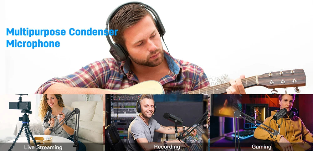 Professional USB Streaming Microphone