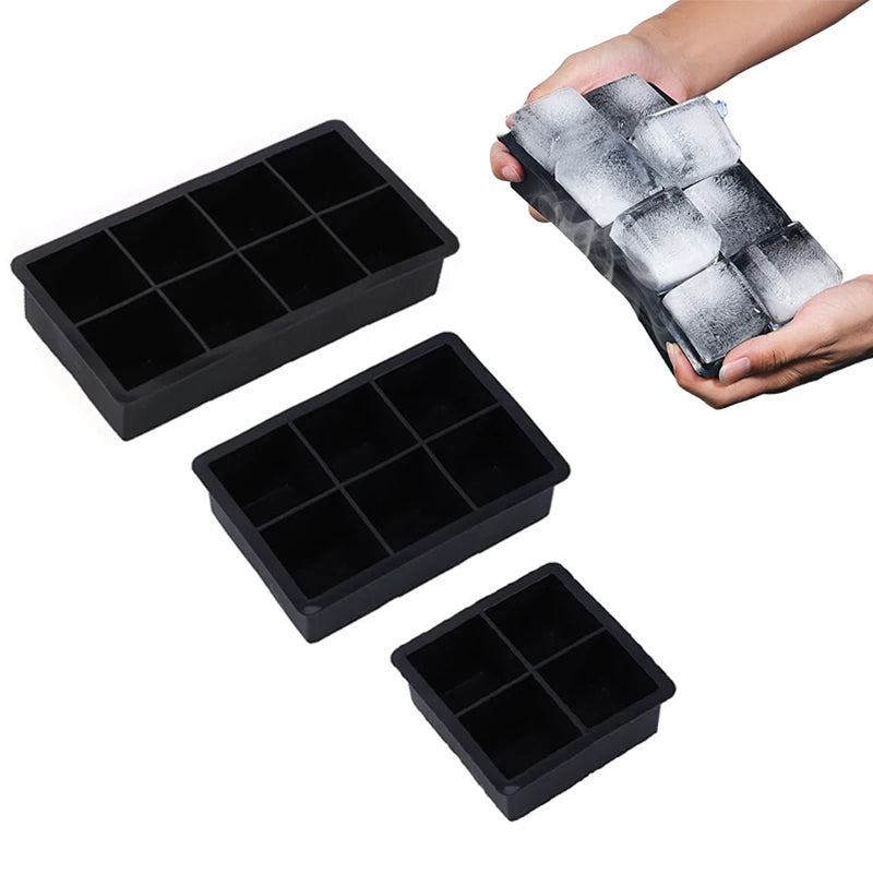 4/6/8/15 Grid Big Ice Tray Mold