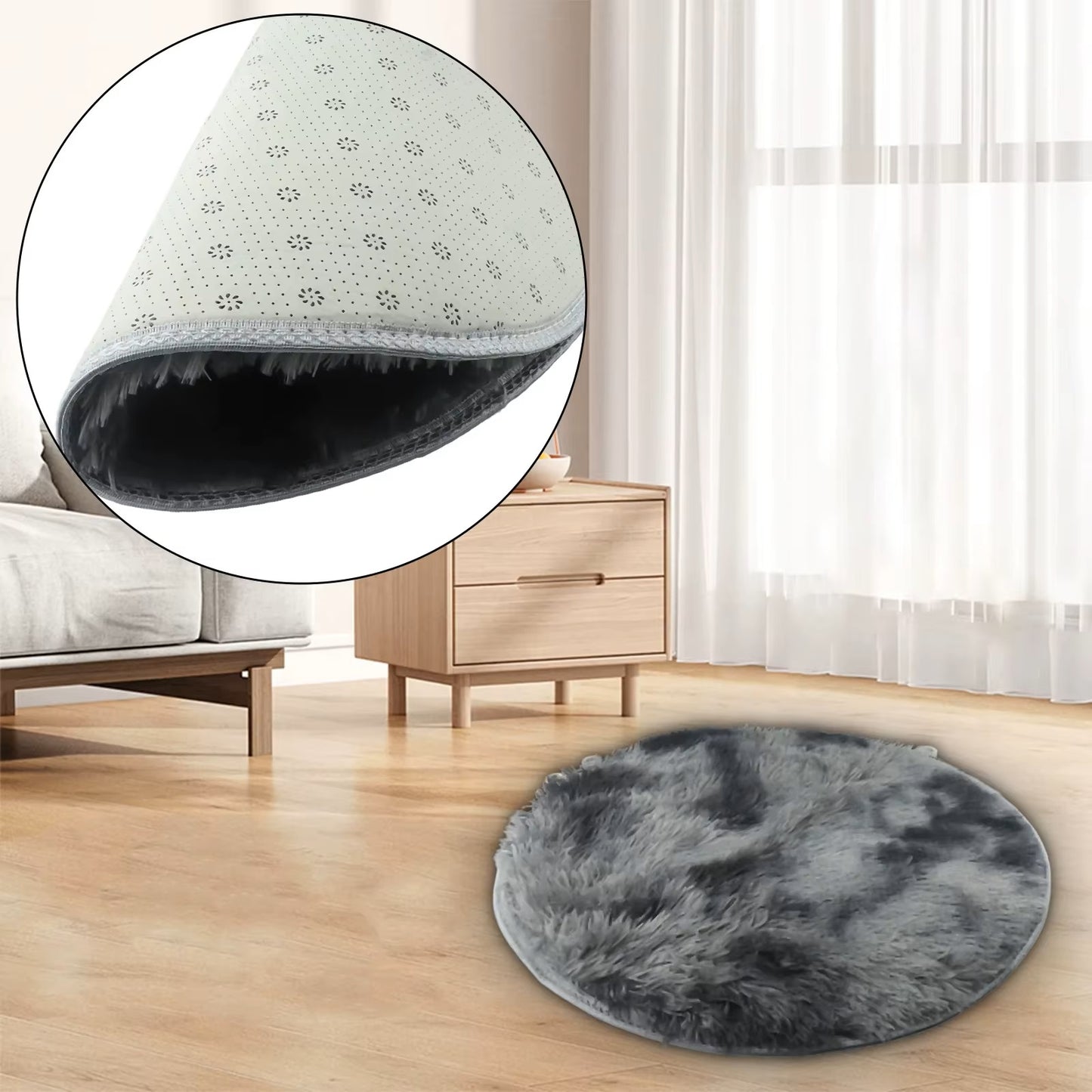 Super Soft round Rug Pad