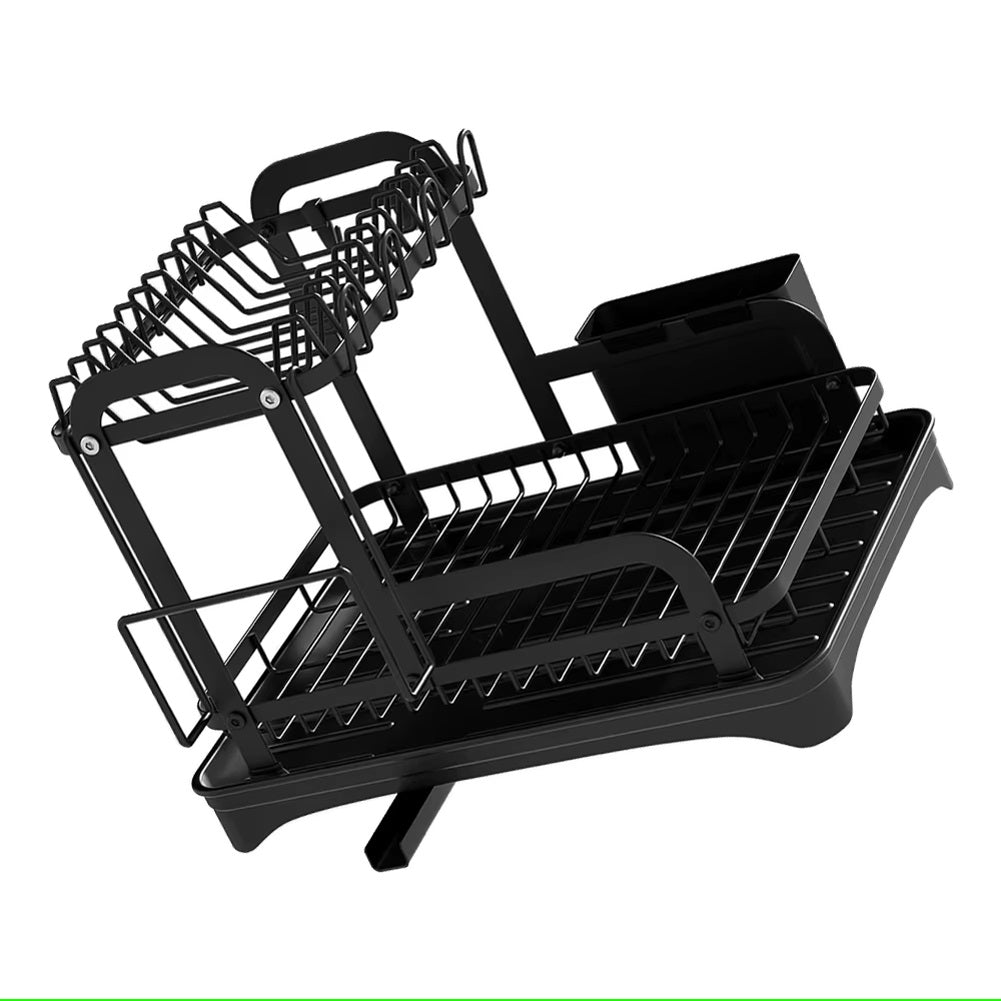 360° Rotating Drying Rack with Drain