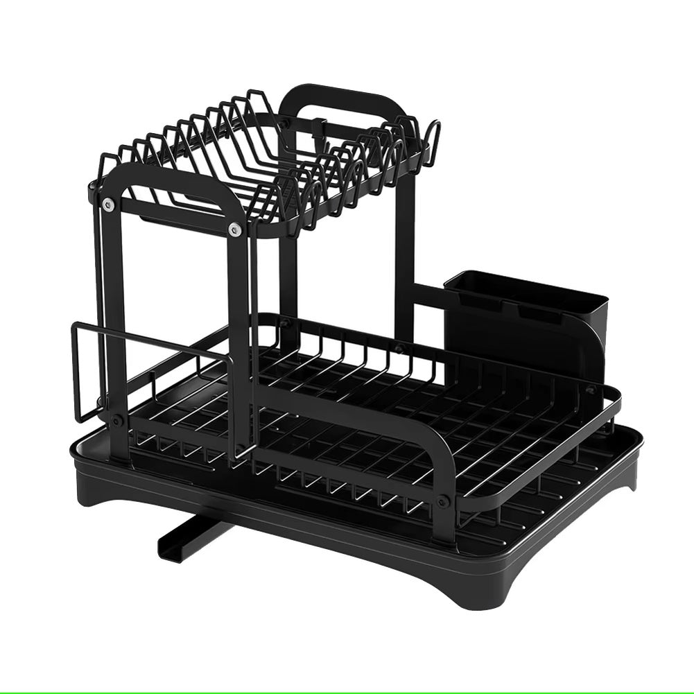 360° Rotating Drying Rack with Drain