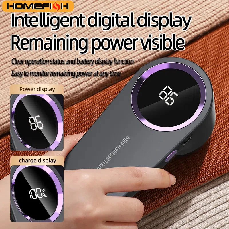 Lint Remover USB Charging Electric Pellet Machine Hair Ball Lint Trimmer Portable Electric Clothes Lint Machine High-Speed Moto