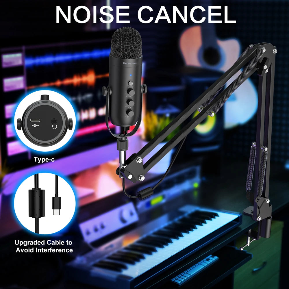Professional USB Streaming Microphone