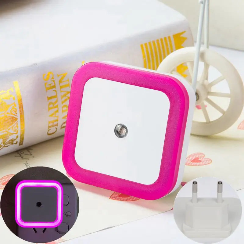 Wireless LED Night Light Sensor Lighting Mini EU/US Plug Night Lights for Children Room Bedroom Living Room Decoration Lighting