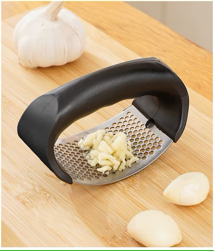 Stainless Steel Garlic Press Crusher