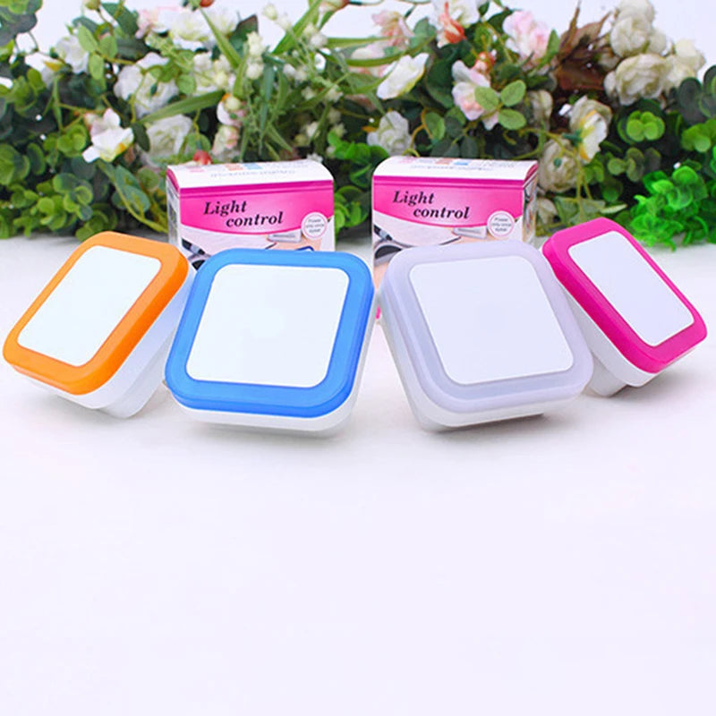 Wireless LED Night Light Sensor Lighting Mini EU/US Plug Night Lights for Children Room Bedroom Living Room Decoration Lighting