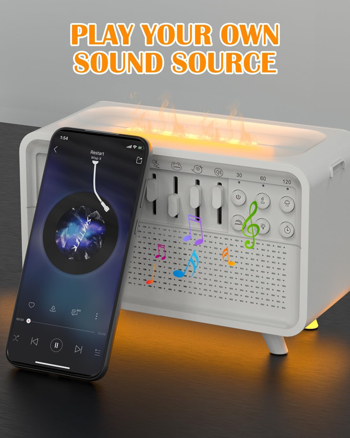 White Noise Night Light Humidifier