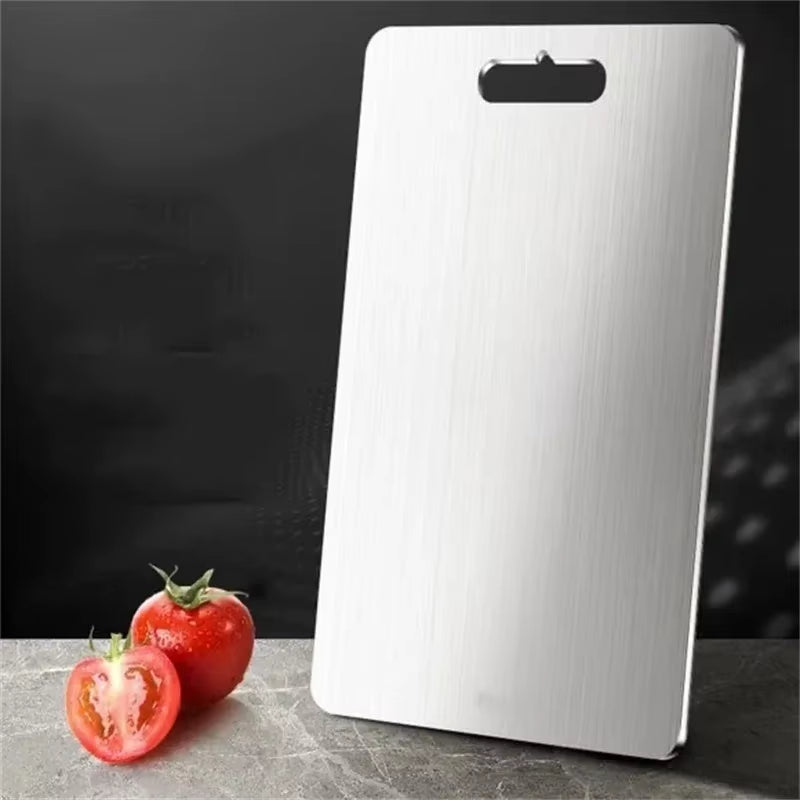Stainless Steel Thickened Cutting Board Antibacterial Mildew-Proof Kneading Dough Board Kitchen Fruit Vegetable Cutting Board