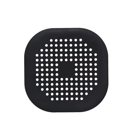 Square Silicone Floor Drain Sticker Bathroom Sewer Hair Filter Drain Cover Home Bathroom Floor Drain Mat