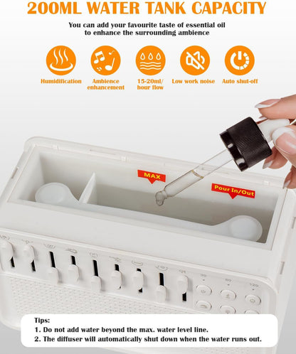 White Noise Night Light Humidifier
