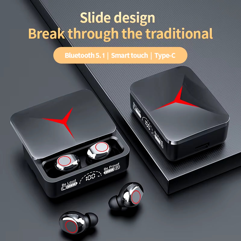Original TWS M90 Wireless Headphones Gaming Earphone Bluetooth 5.3 Sport Earbuds with Mic Wireless Headset for Iphone Xiaomi