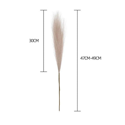 10Pcs Artificial Reed Ins Wind Bouquet Imitation Flowers Bohemian Home Living Room Decor Fake Reed Christmas Wedding Decoration