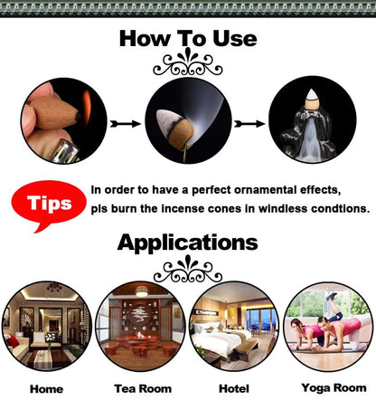 Creative Home Decor Backflow Stick Incense Burner