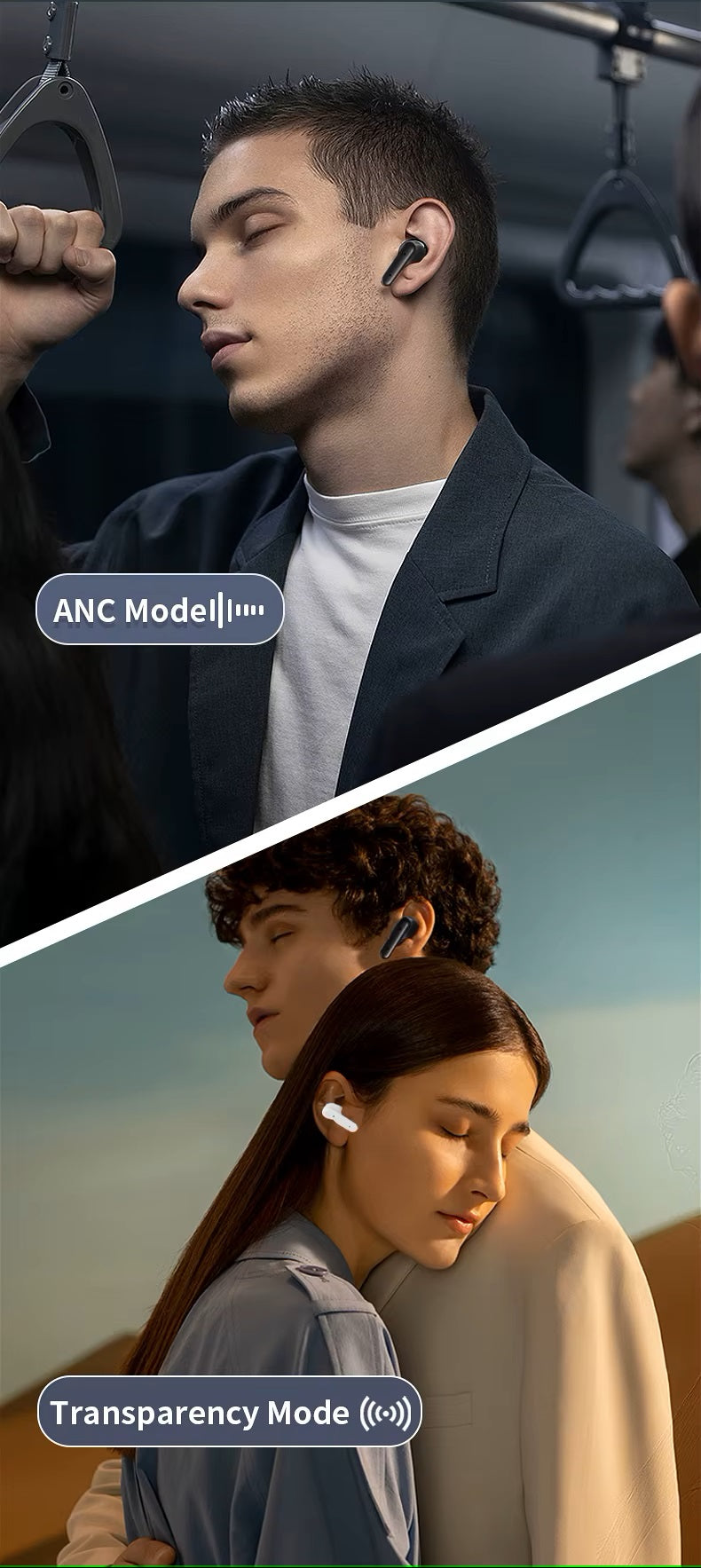 F3 ANC Active Noice Cancellation Bluetooth Earphones