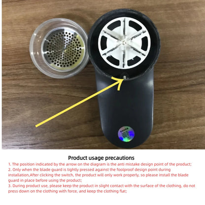 Lint Remover USB Charging Electric Pellet Machine Hair Ball Lint Trimmer Portable Electric Clothes Lint Machine High-Speed Moto