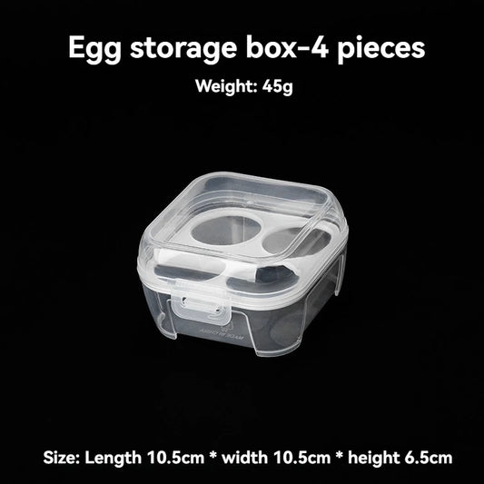 Outdoor Shockproof Egg Box Transparen Storage Box Portable Camping Shatterproof Egg Tray Home Protection Box Travel Shatterproof