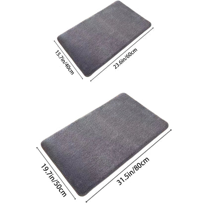 Super Absorbent Floor Mat, anti Slip Coral Velvet