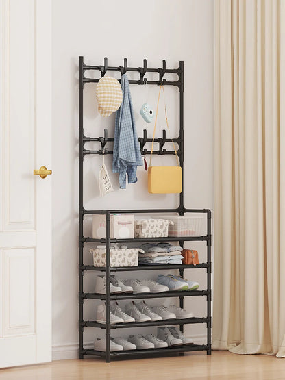 Five Layer Shoe Rack Integrated Storage