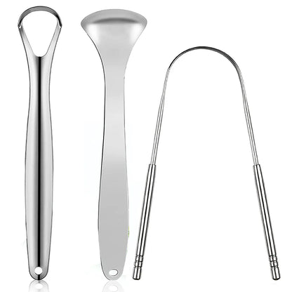 Stainless Steel Tongue Scrapers