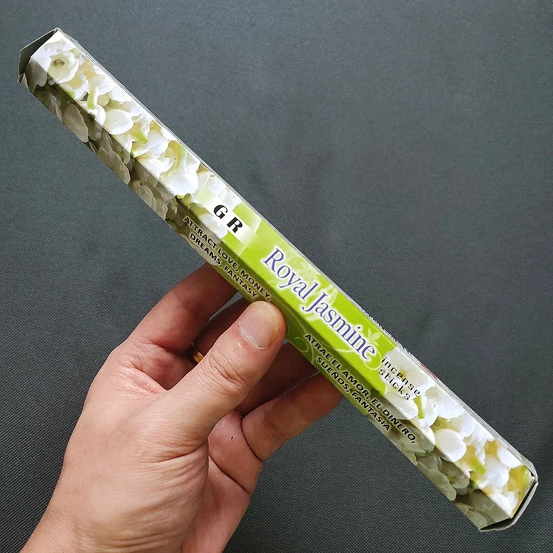 Y 20 Sticks Indian Incense White Sage Meditation Lavender Yoga Sea Breeze Love Incense Purifying Air Deodorization Aromatherapy