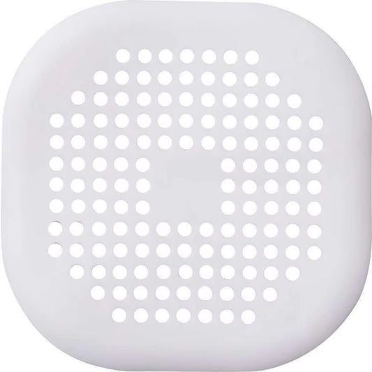 Square Silicone Floor Drain Sticker Bathroom Sewer Hair Filter Drain Cover Home Bathroom Floor Drain Mat