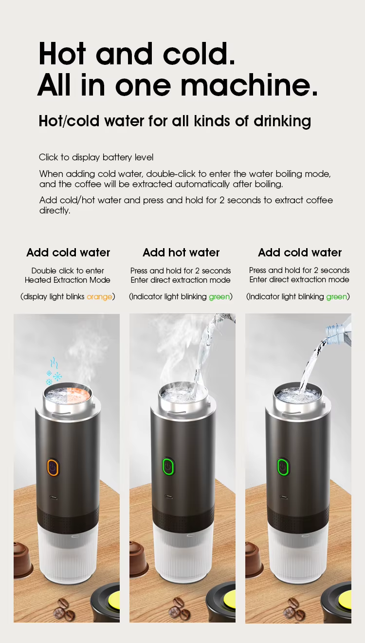 Wireless Portable Espresso Coffee Machine